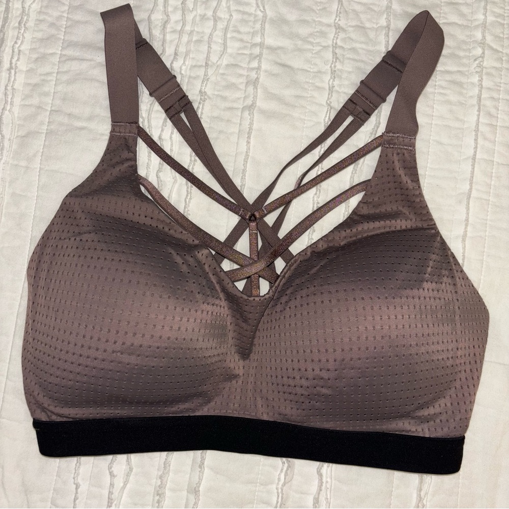 Victoria’s Secret Athletic Bra 32E(dd) Brown black